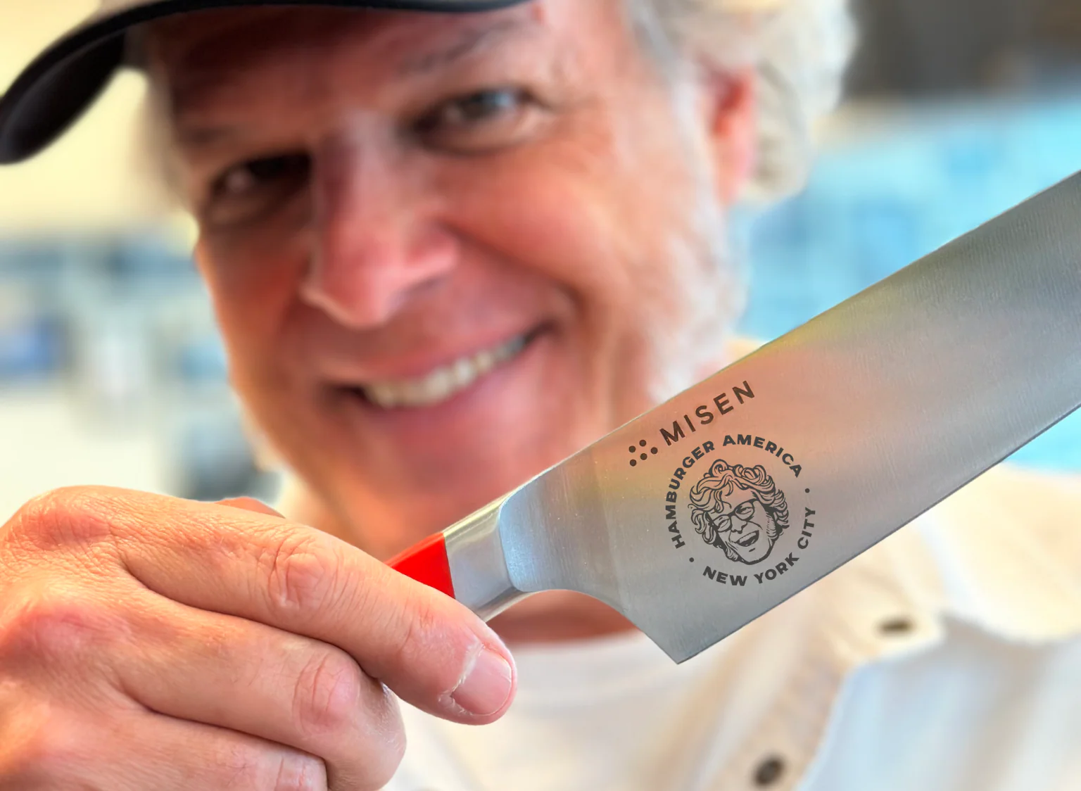 Misen x George Motz - Hamburger America 8 inch Chef's Knife - AUS-10 - Final Sale - Image 2