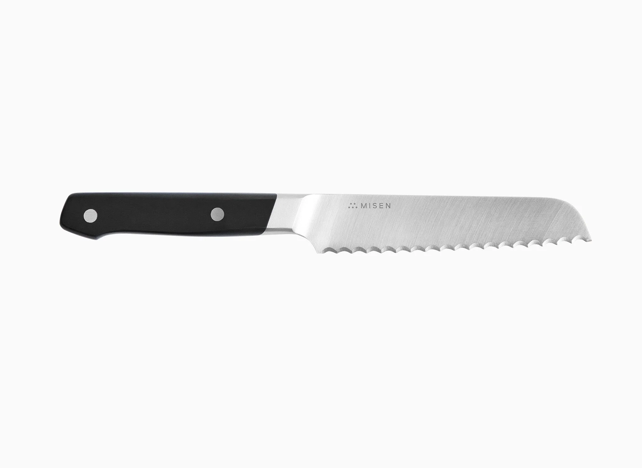 Personalized 5 inch Serrated Knife - AUS-8 - Final Sale - Image 2